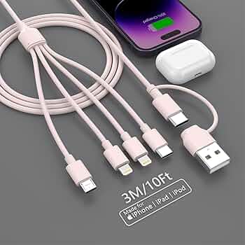 Amazon.co.jp: 【2025年モデル】4in2 充電ケーブル USB/Type-Cケーブル